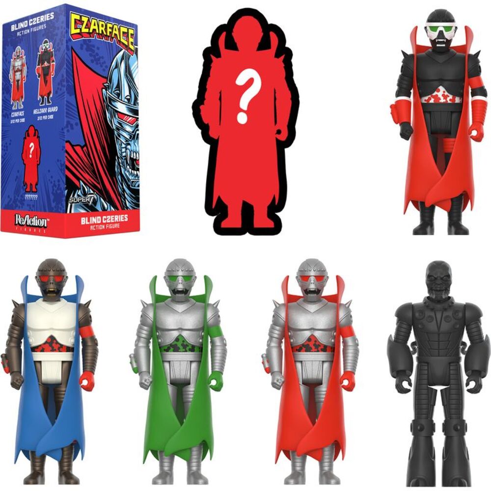 Czarface - Super7 - Czarface - Reaction Blind Box Wv1 - Blind Czeries 12pc Flat